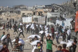 نهاد فلسطینی ادعای آمریکا مبنی بر غارت کمک‌های بشردوستانه را محکوم کرد